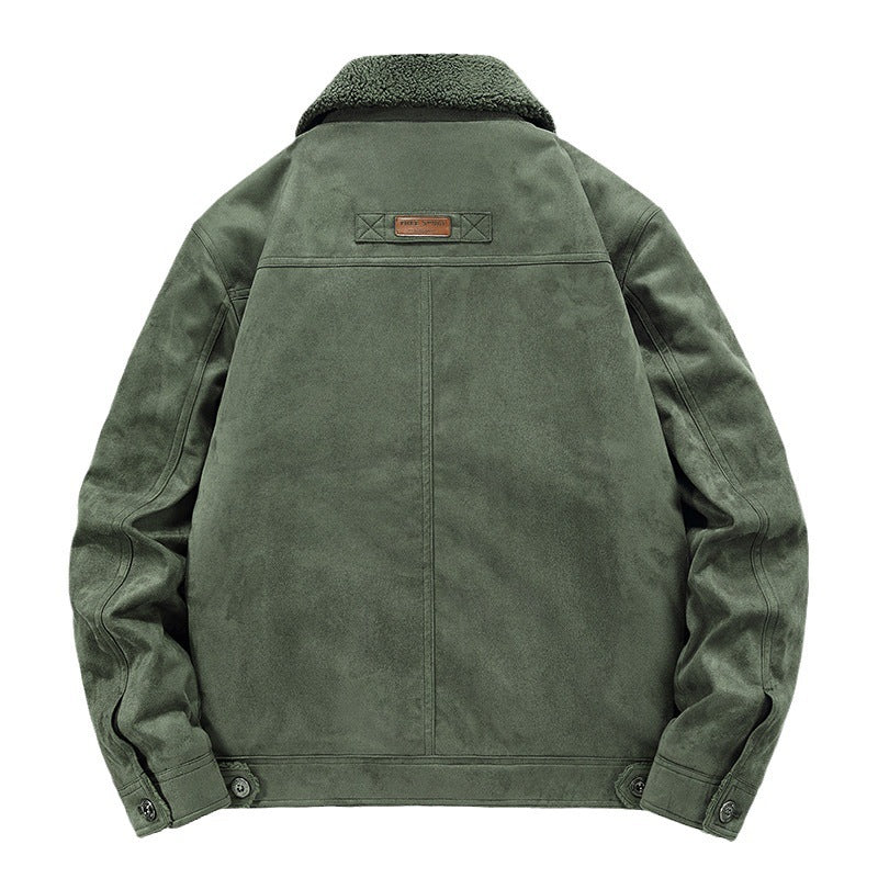 Autumn And Winter New Men's Deerskin Jacket