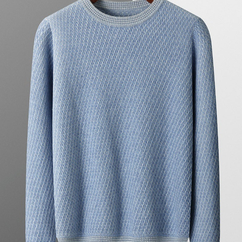 Round-neck Business Casual Fashion Autumn And Winter Long-sleeve Pullover Sweater