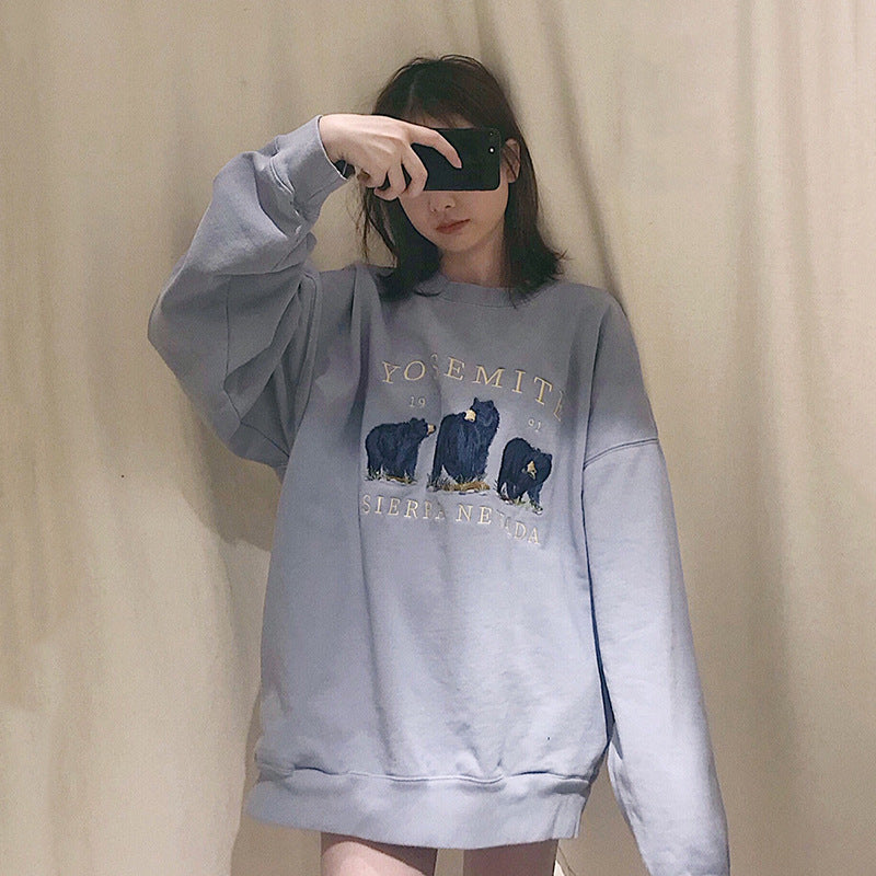 Versatile embroidered hoodie