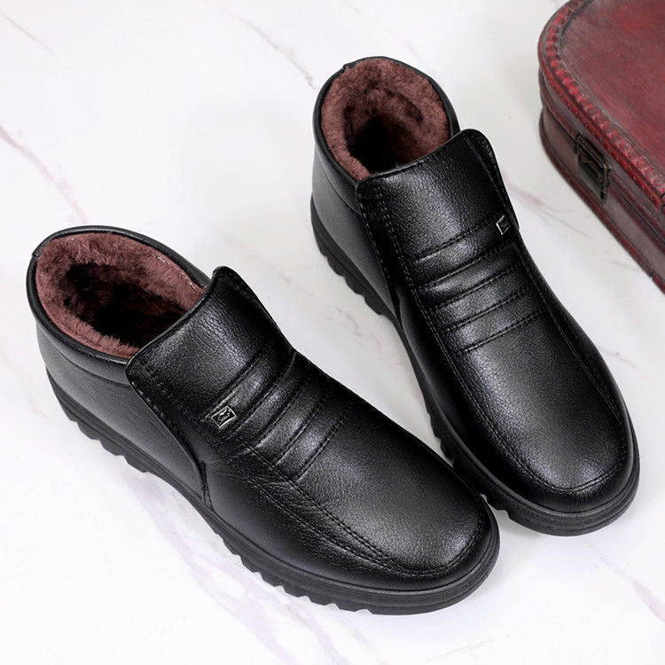 High top dad cotton shoes for middle-aged and elderly people