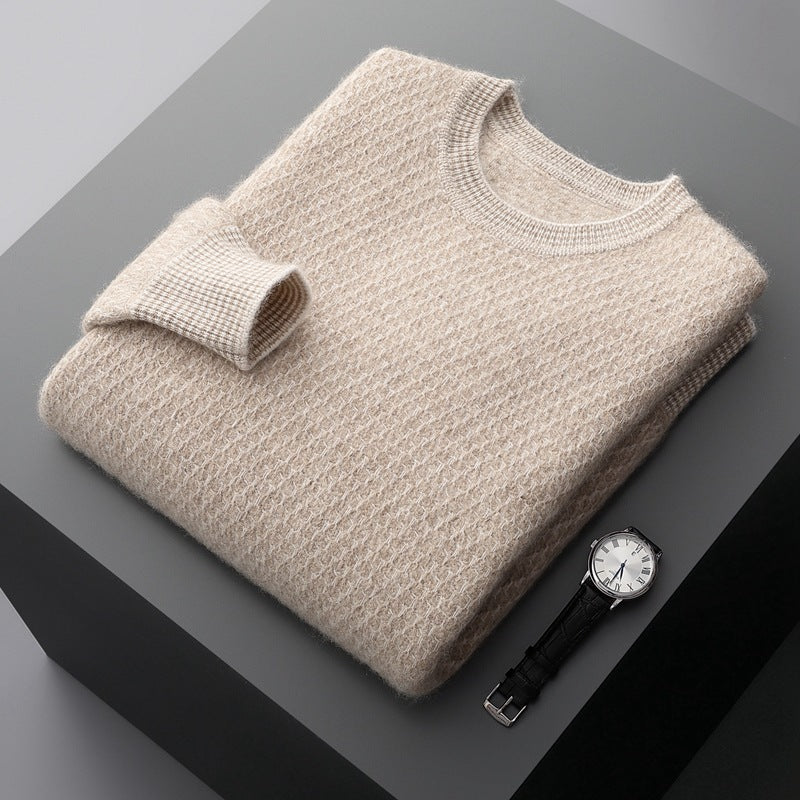 Round-neck Business Casual Fashion Autumn And Winter Long-sleeve Pullover Sweater