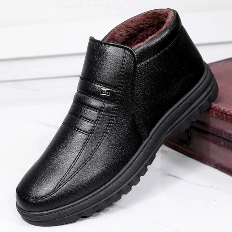 High top dad cotton shoes for middle-aged and elderly people