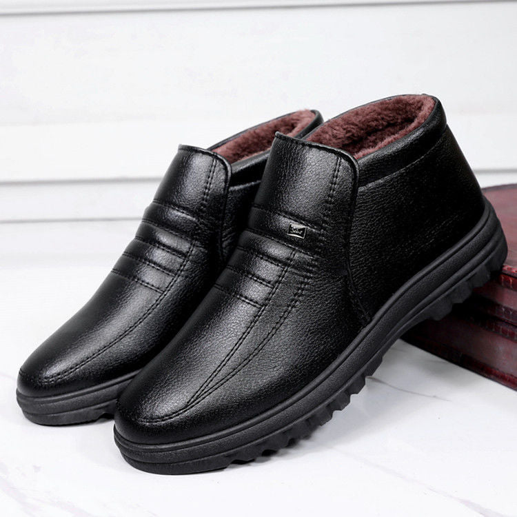 High top dad cotton shoes for middle-aged and elderly people