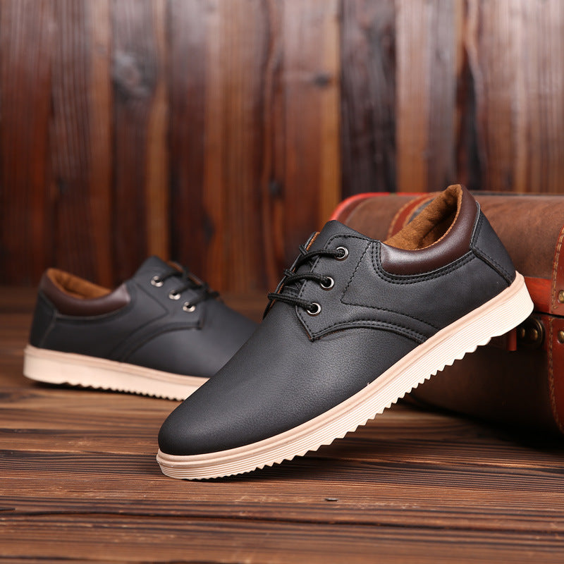 Waterproof non-slip leather shoes