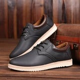 Waterproof non-slip leather shoes
