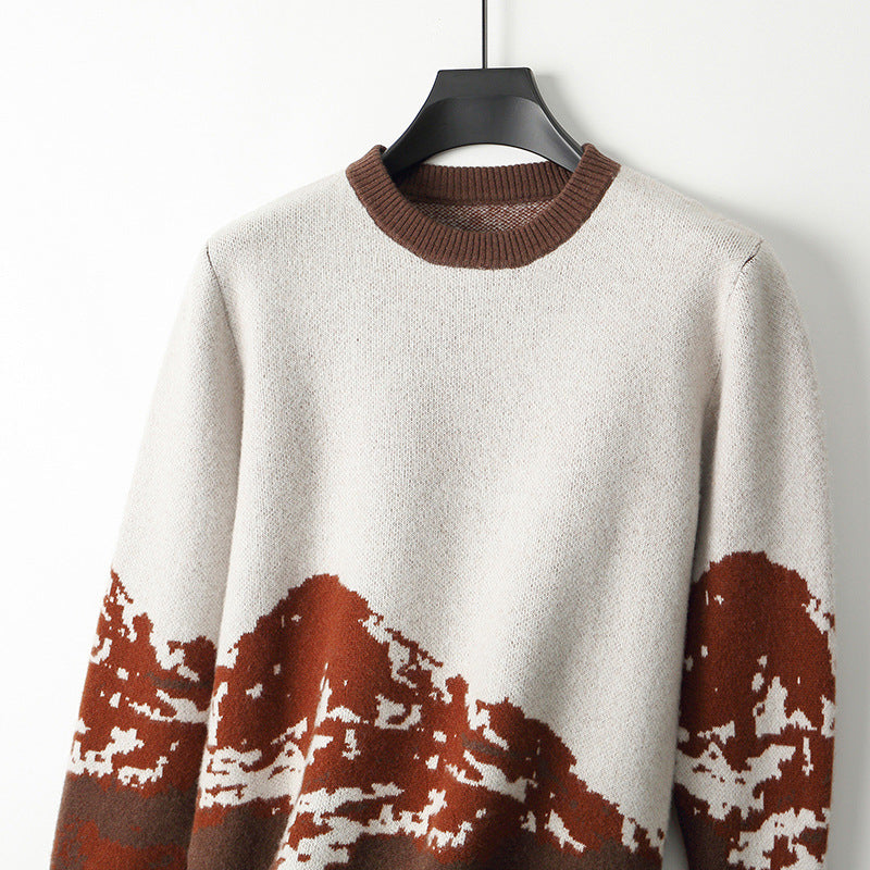 Lazy Casual Sweater Men's Top Loose Knitwear