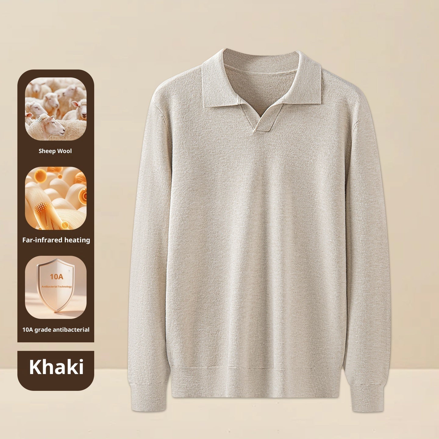 Men's Autumn And Winter Casual Loose Warm Sweater For Layering