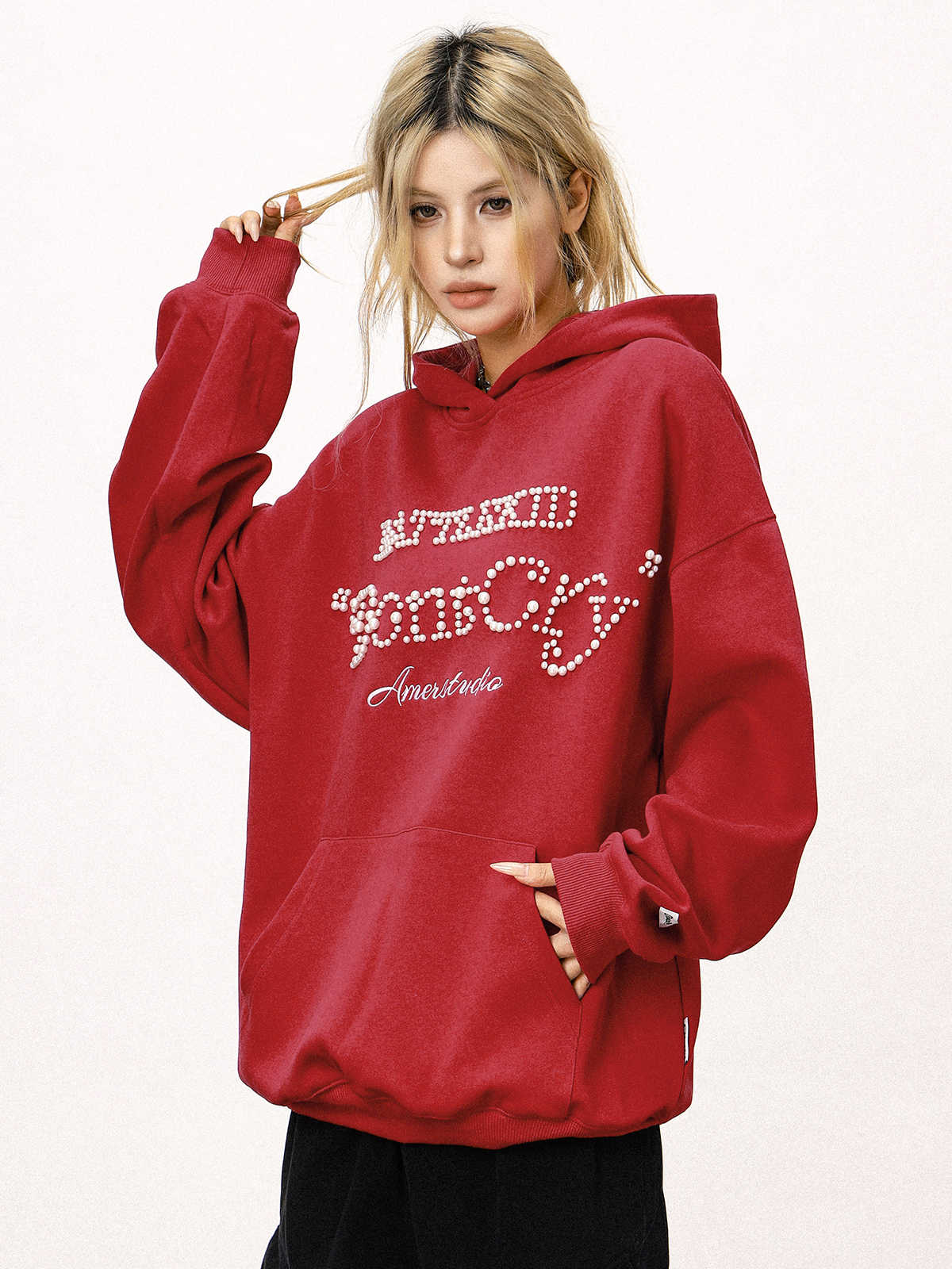 Women's Pearl Sweater Autumn And Winter Loose Jacket