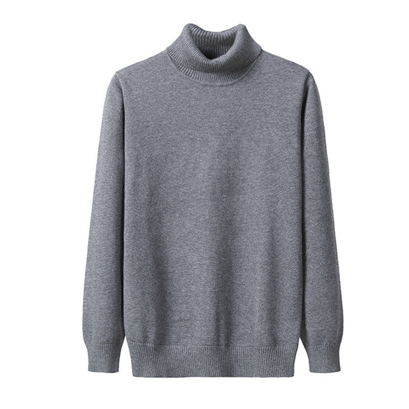 Autumn Winter Men's Warm Turtleneck Sweater High Quality Fashion Casual Comfortable Pullover Thick Sweater Male