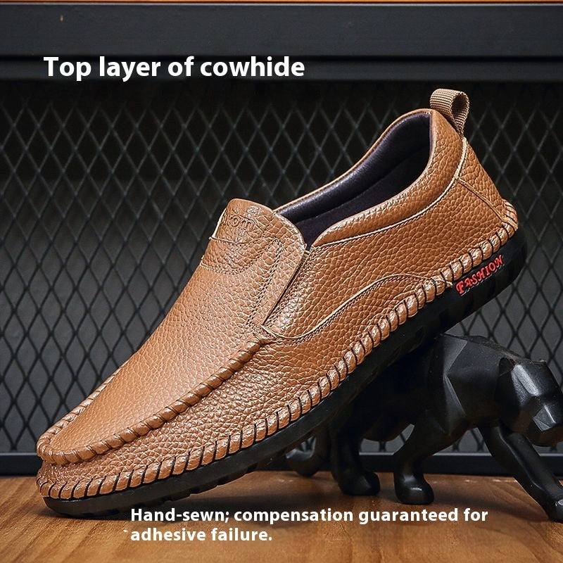 Men's Slip-on New Casual Leather Shoes