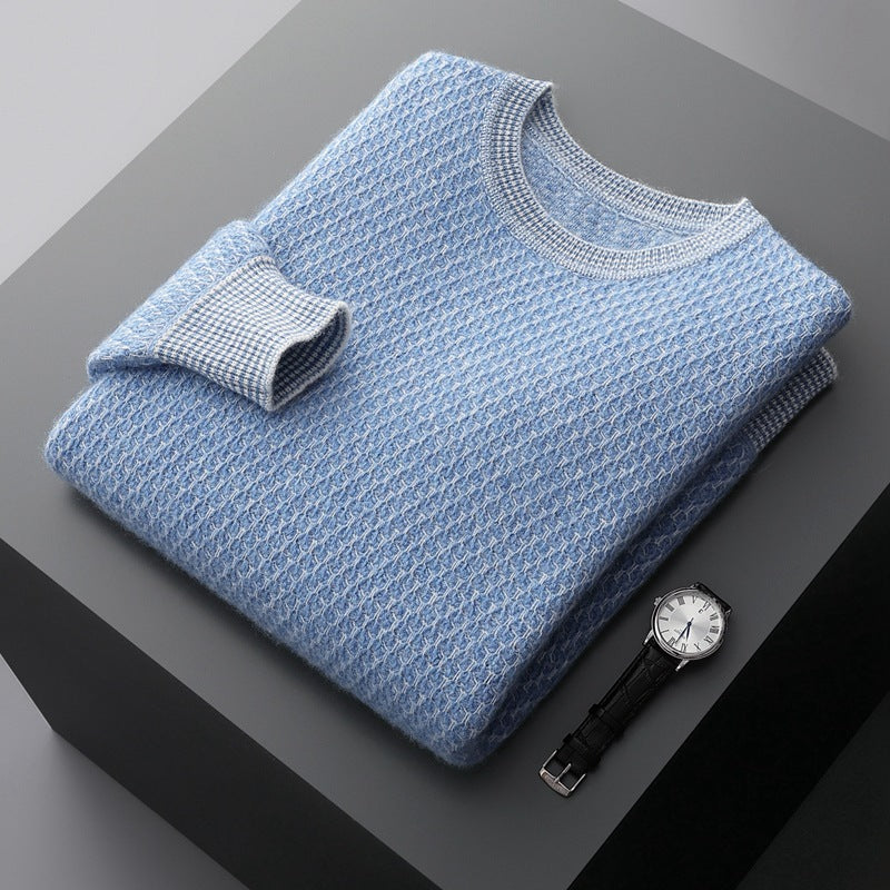 Round-neck Business Casual Fashion Autumn And Winter Long-sleeve Pullover Sweater