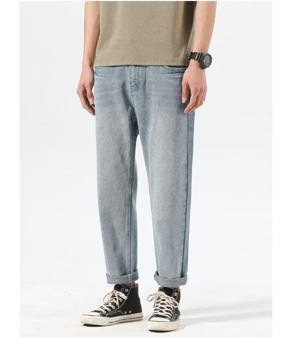 All-matching Casual All-matching Advanced Cropped Denim Pants
