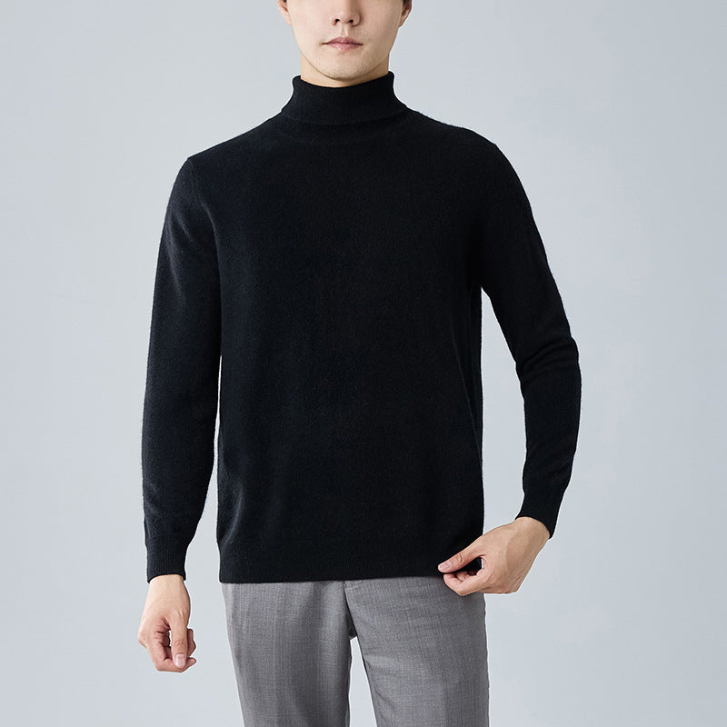 Men's Casual Knitted Base Layer Warm Loose Sweater