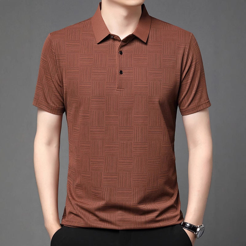 Slim Fit Breathable New Men's Lapel T-shirt