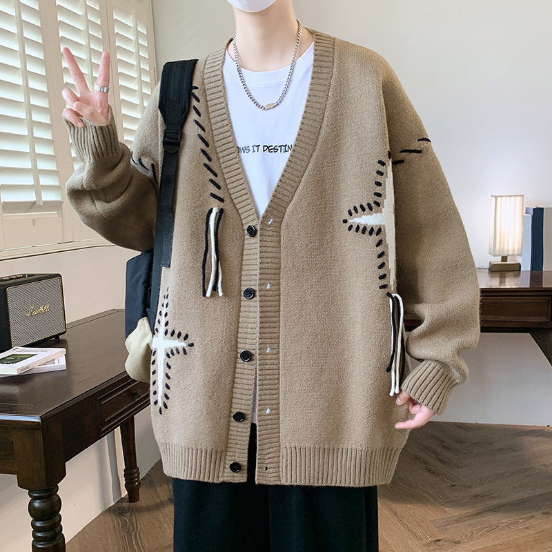 Casual Men's Long-sleeved Knit Sweater