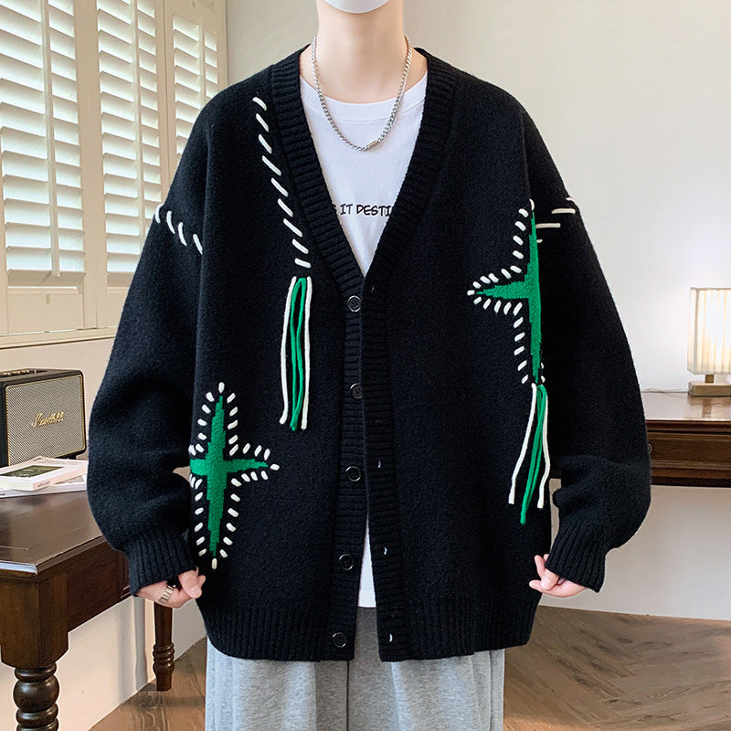 Casual Men's Long-sleeved Knit Sweater