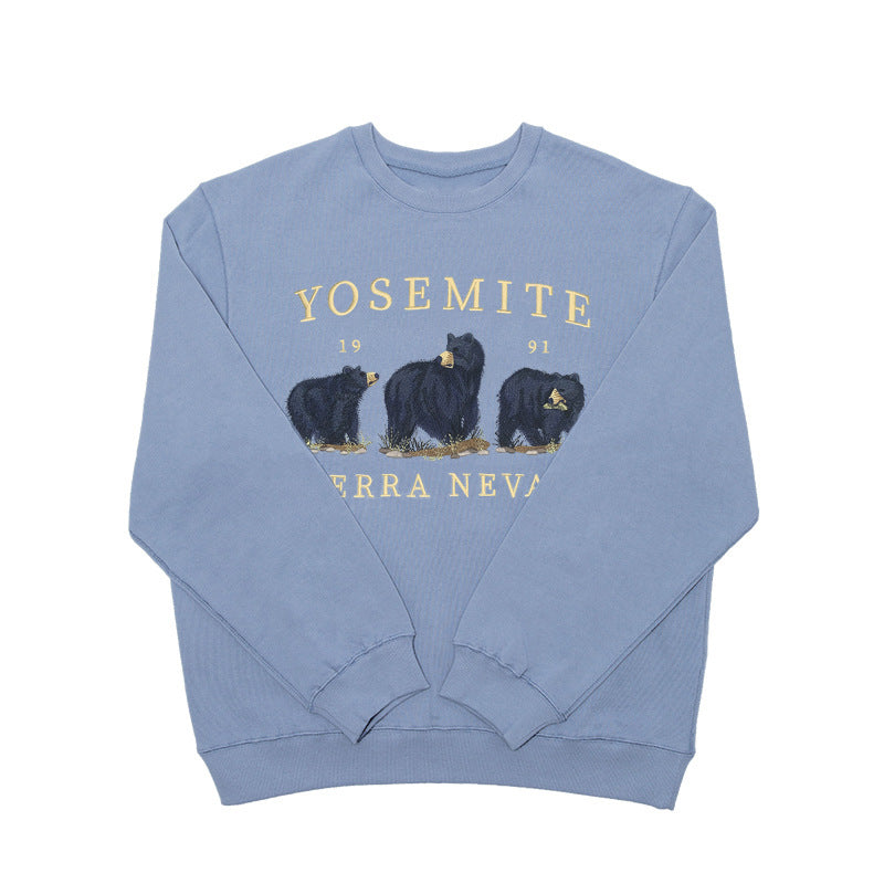 Versatile embroidered hoodie