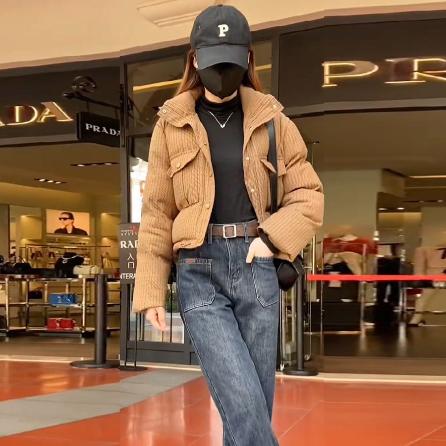 Women's Short Winter Loose Casual Cotton-padded Jacket