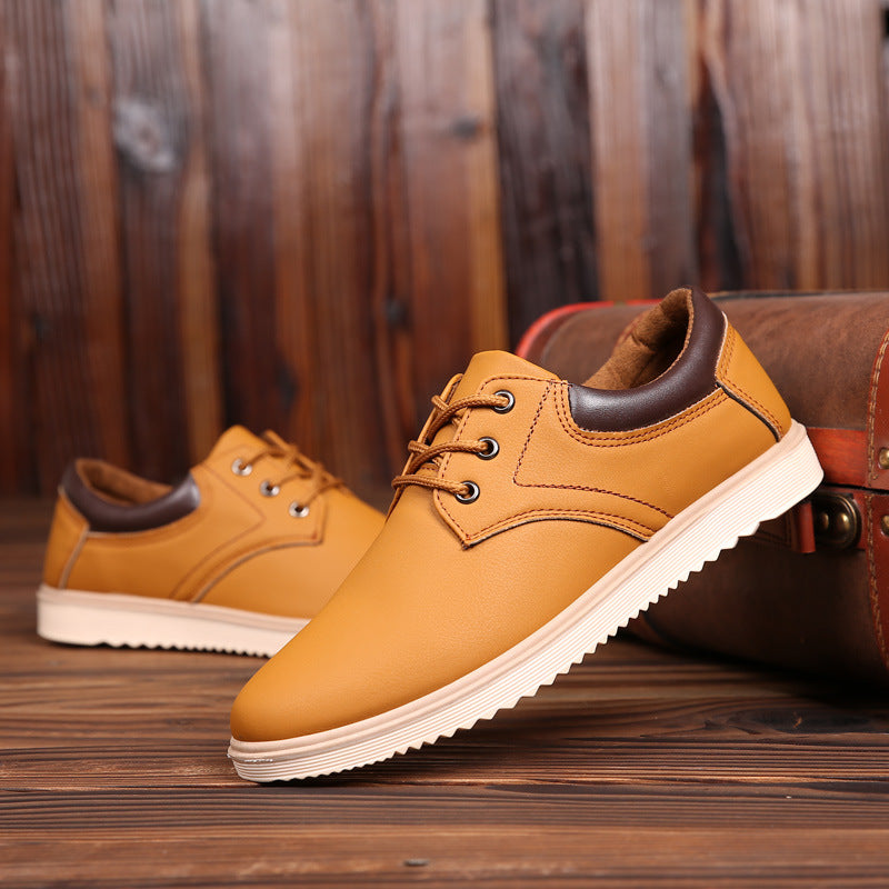 Waterproof non-slip leather shoes