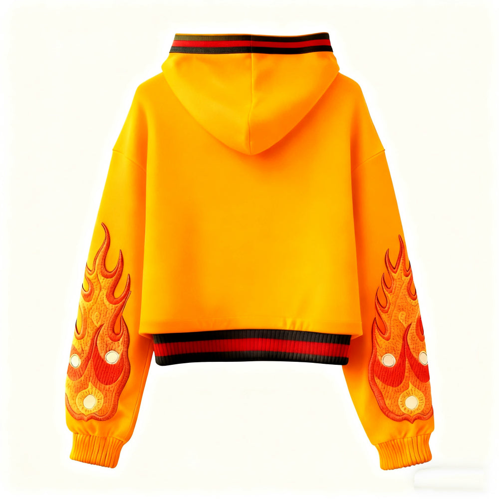 Printed Hoodie Abstract Pattern Hooded Couple Outfit