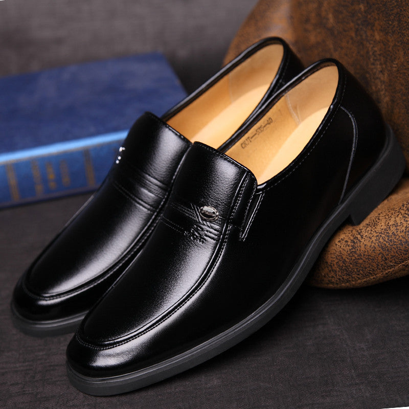 Classic Soft Leather Men's Leather Shoes Business Casual Breathable