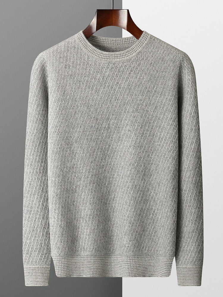 Round-neck Business Casual Fashion Autumn And Winter Long-sleeve Pullover Sweater