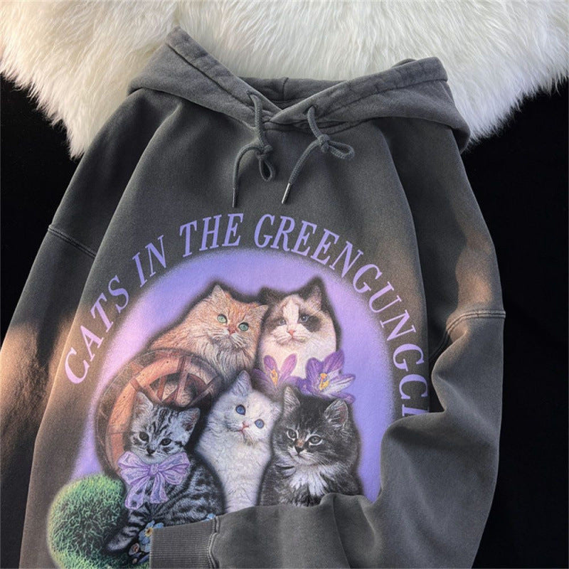 Autumn And Winter New Special-interest Design Couple Wear Pullover Long Sleeve