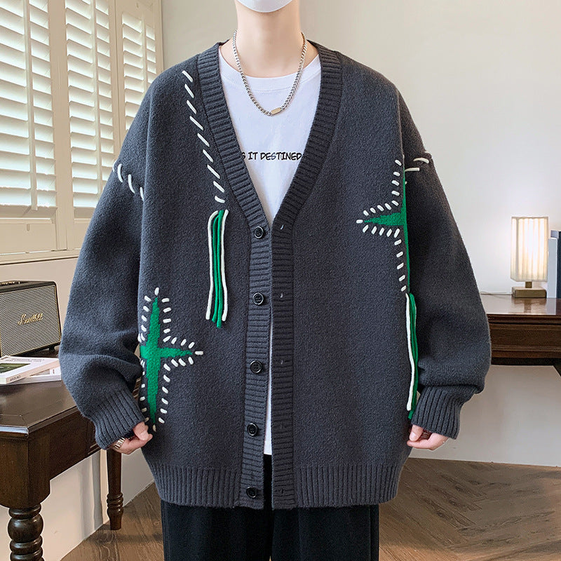 Casual Men's Long-sleeved Knit Sweater