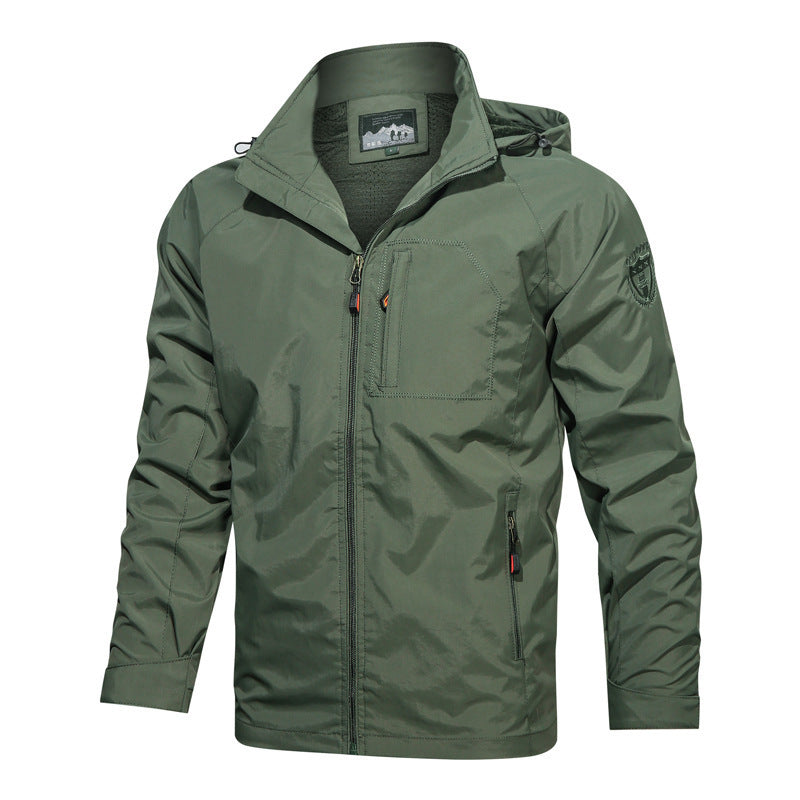 Men's Casual Windproof Thin Mountaineering Jacket