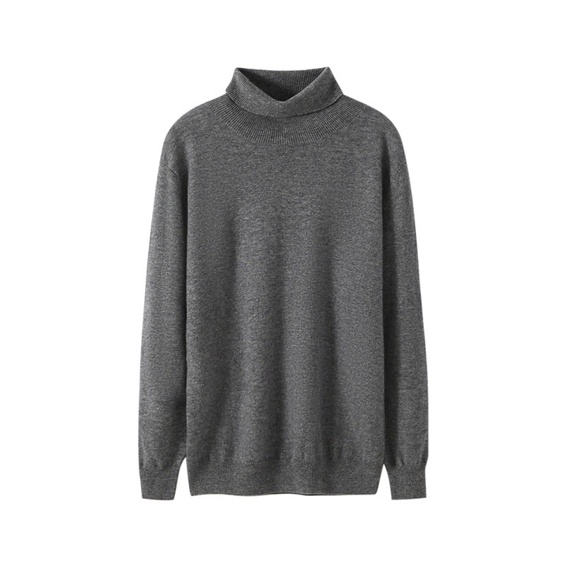 Men's Casual Knitted Base Layer Warm Loose Sweater