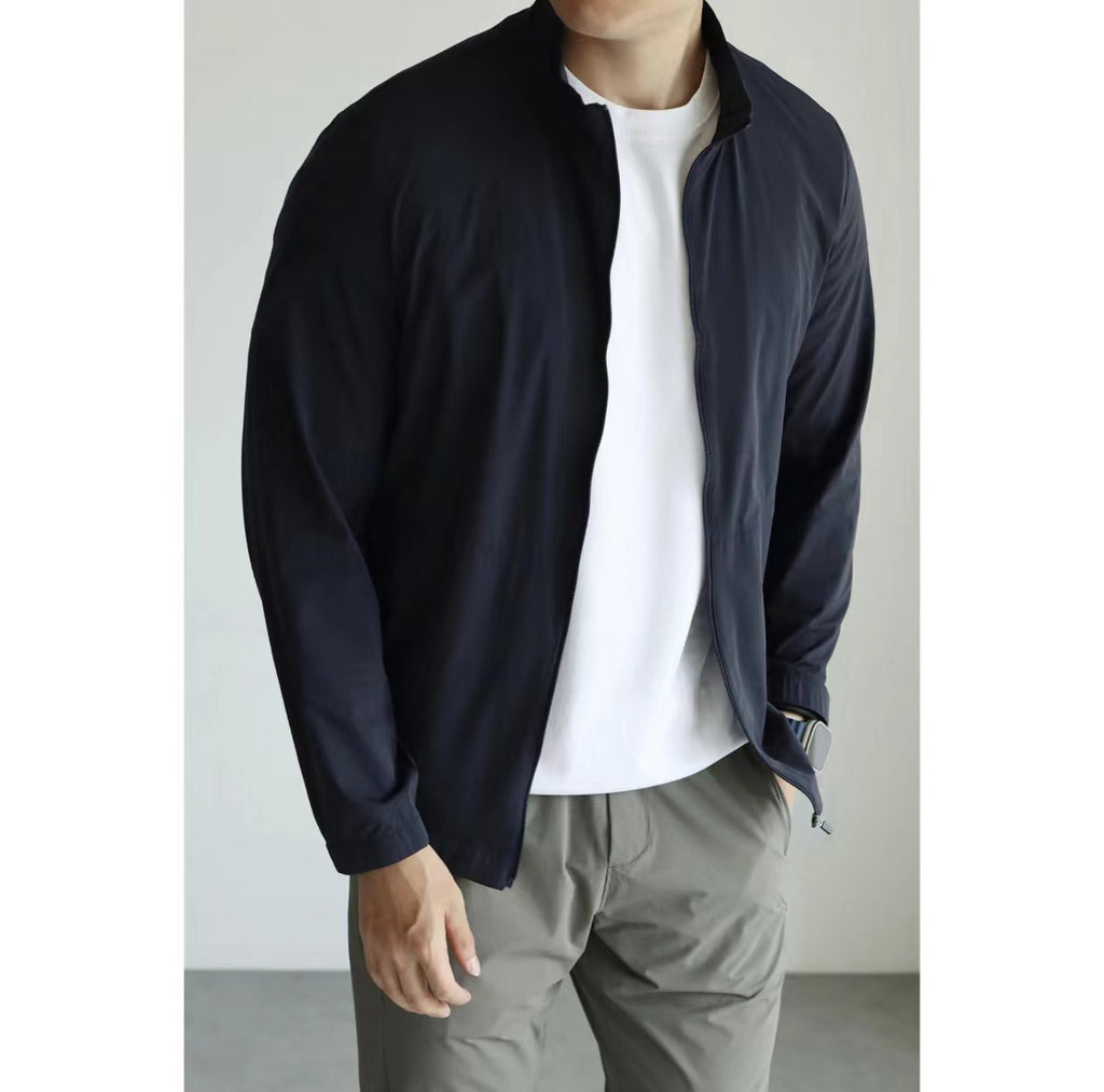 Small Stand Collar Cool Breathable Quick-drying And Portable Thin Jacket