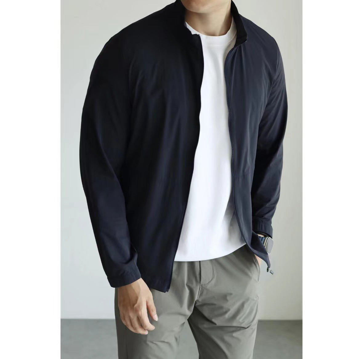 Small Stand Collar Cool Breathable Quick-drying And Portable Thin Jacket