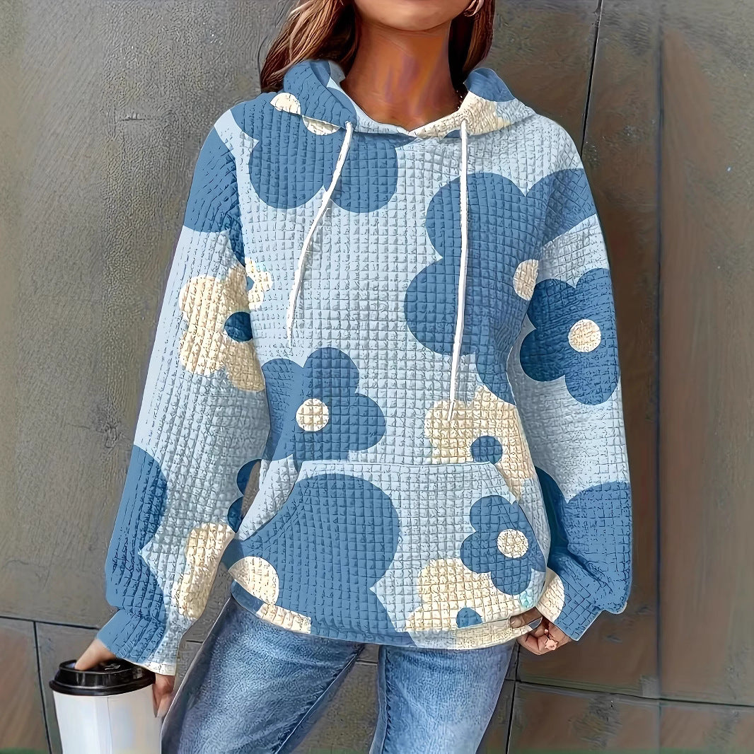 Hooded Sweatshirt Digital Printing Casual Women's Hooded Sweatshirt