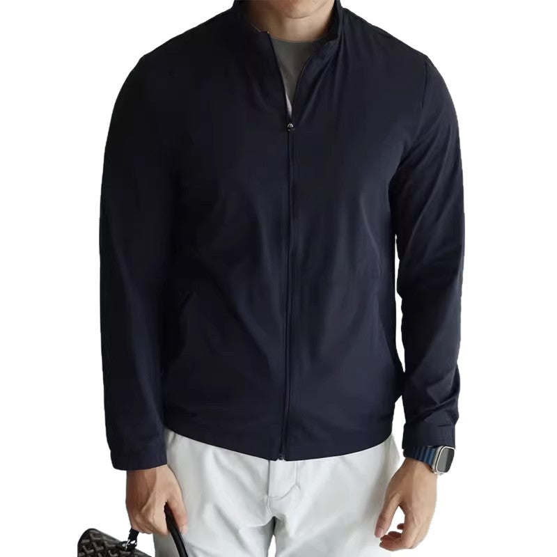 Small Stand Collar Cool Breathable Quick-drying And Portable Thin Jacket