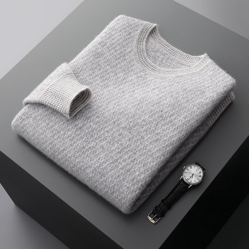 Round-neck Business Casual Fashion Autumn And Winter Long-sleeve Pullover Sweater