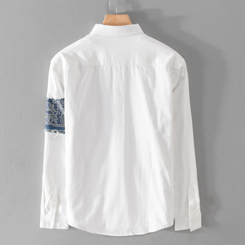 Fashion Casual Top Youth Pu Shuai Shirt Coat