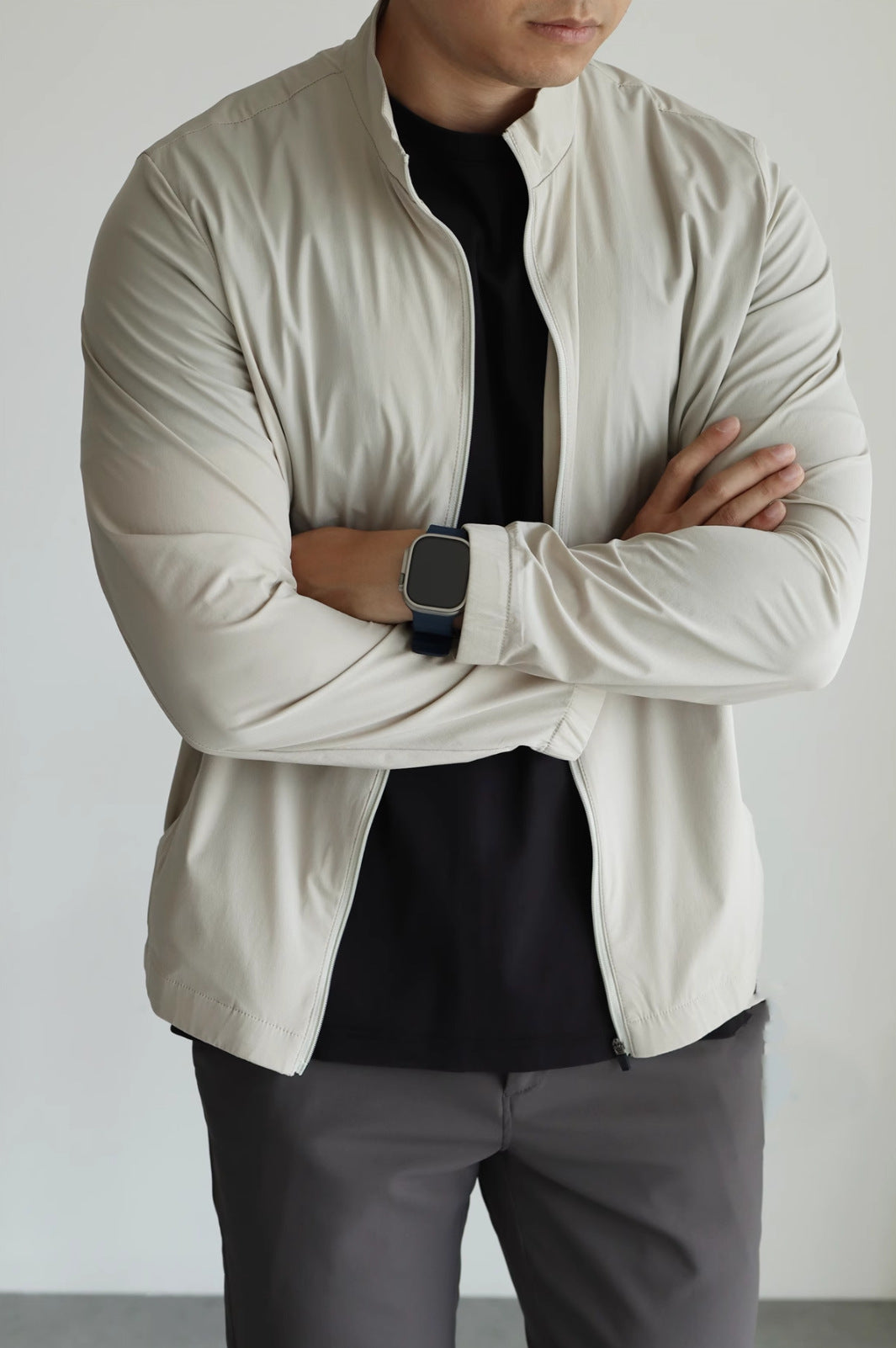 Small Stand Collar Cool Breathable Quick-drying And Portable Thin Jacket