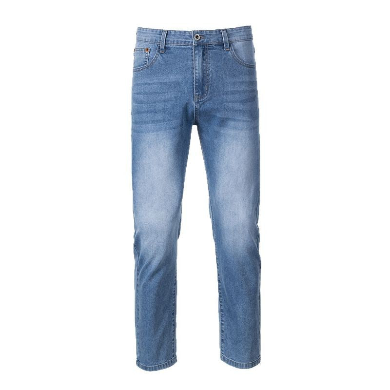 Washed Cleanfit Men's Light Blue Jeans