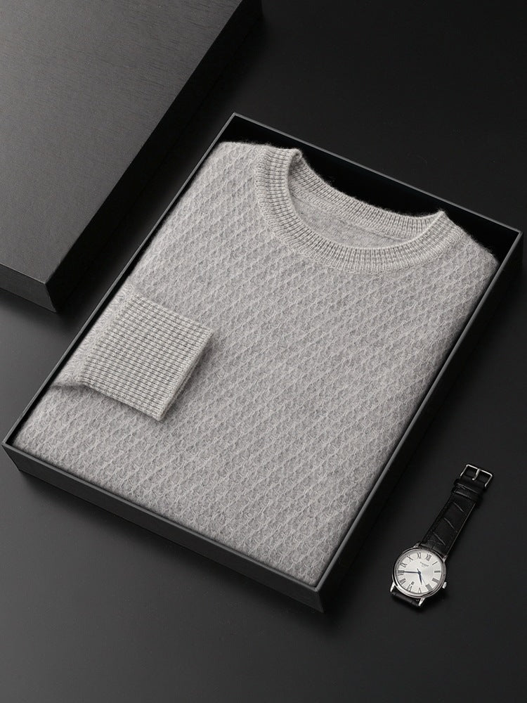 Round-neck Business Casual Fashion Autumn And Winter Long-sleeve Pullover Sweater