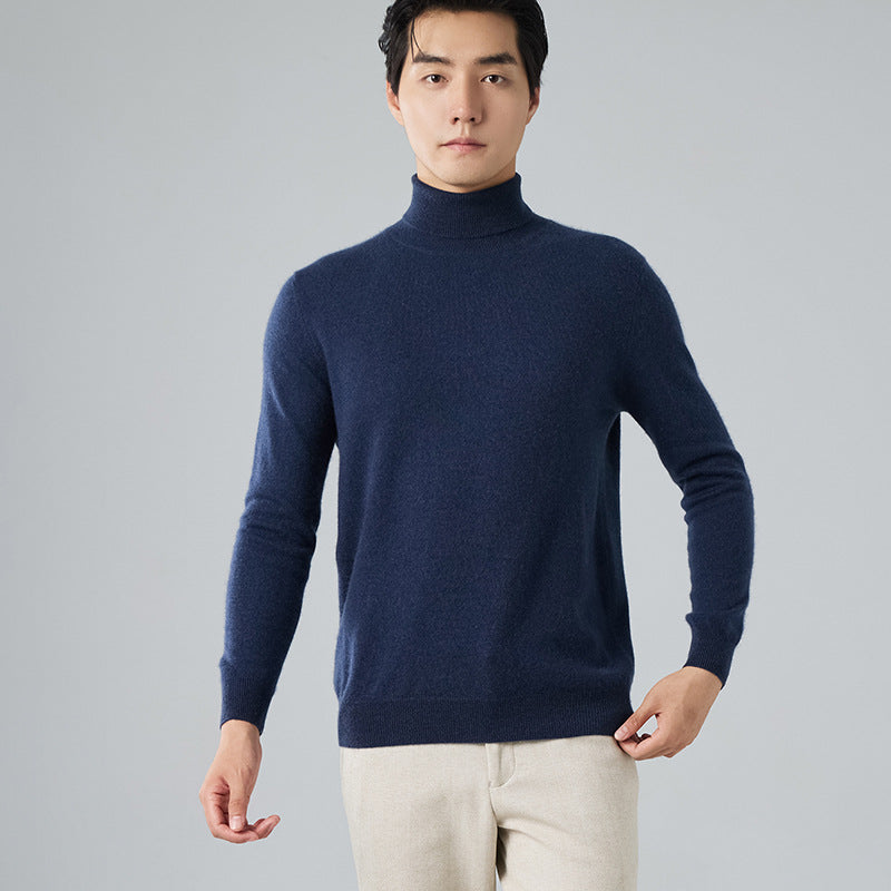 Men's Casual Knitted Base Layer Warm Loose Sweater