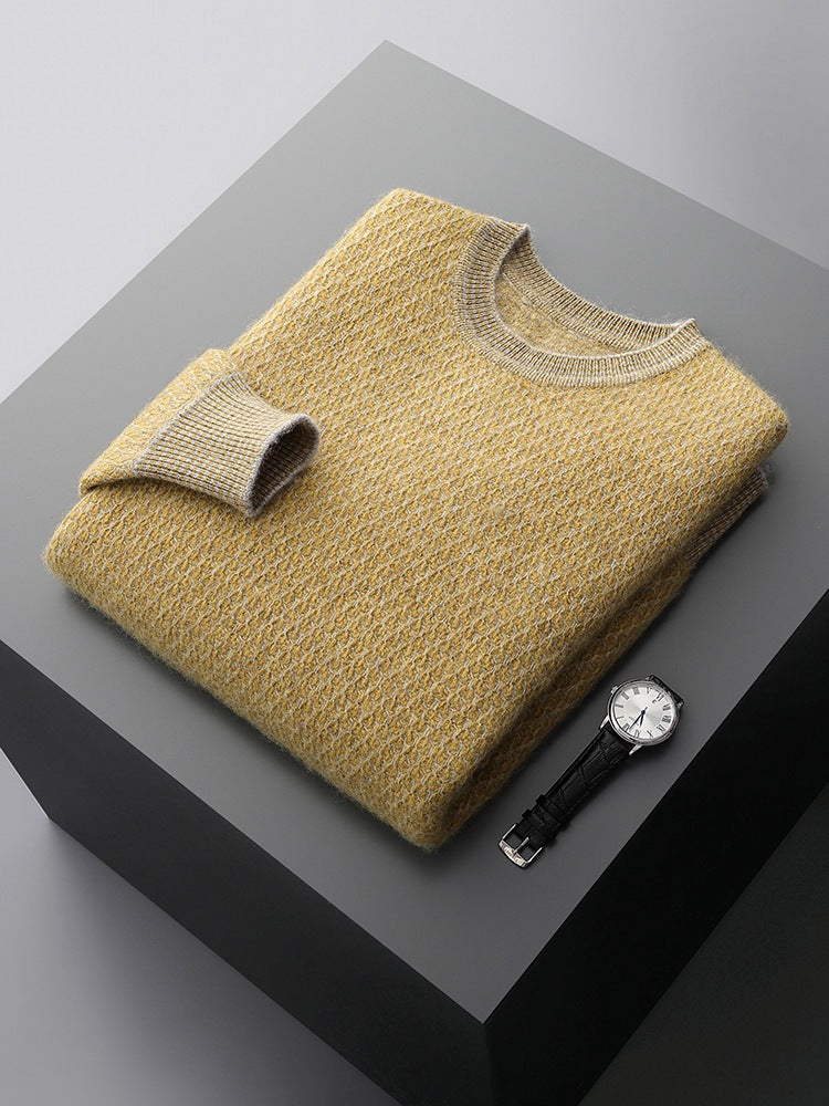 Round-neck Business Casual Fashion Autumn And Winter Long-sleeve Pullover Sweater
